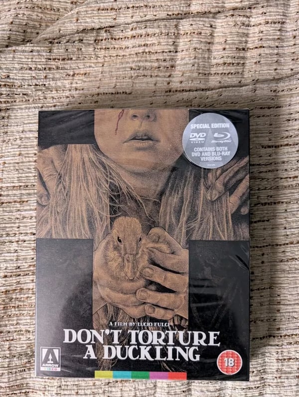 Don't Torture a Duckling Bluray OOP Arrow Limited Edition . Brand New