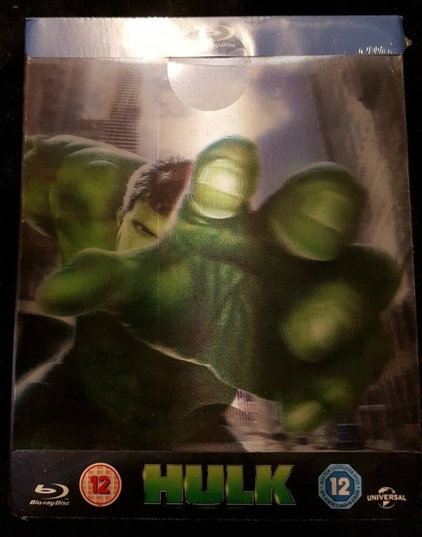 Marvel Hulk Zavvi Lenticular Bluray Steelbook LTD to 2000 Brand New