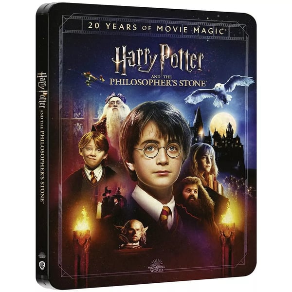 Harry Potter & The Philosopher's Stone (4K Blu Ray Anniversary Steel book) Brand New
