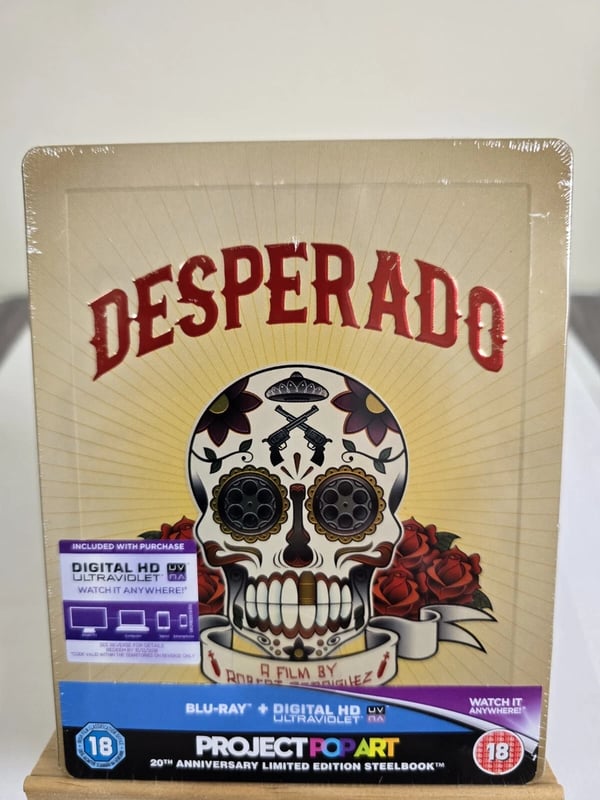 DESPERADO BLURAY PROJECT POP ART LIMITED EDITION STEELBOOK Brand New