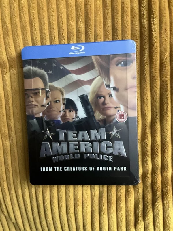 Team America World Police Blu ray Steelbook rare &oop play.com vers Brand New