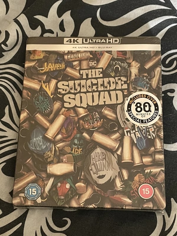 The Suicide Squad 4K Ltd Edition Blu Ray Steelbook Warner Exclusive Rare & OOP Brand New