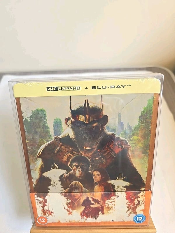 KINGDOM OF THE PLANET OF THE APES 4K UHD BLURAY STEELBOOK, Brand New