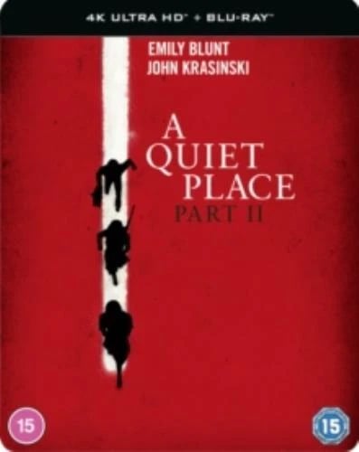 A Quiet Place Part II Limited Edition Steelbook 4K UHD Blu Ray Region free Brand New