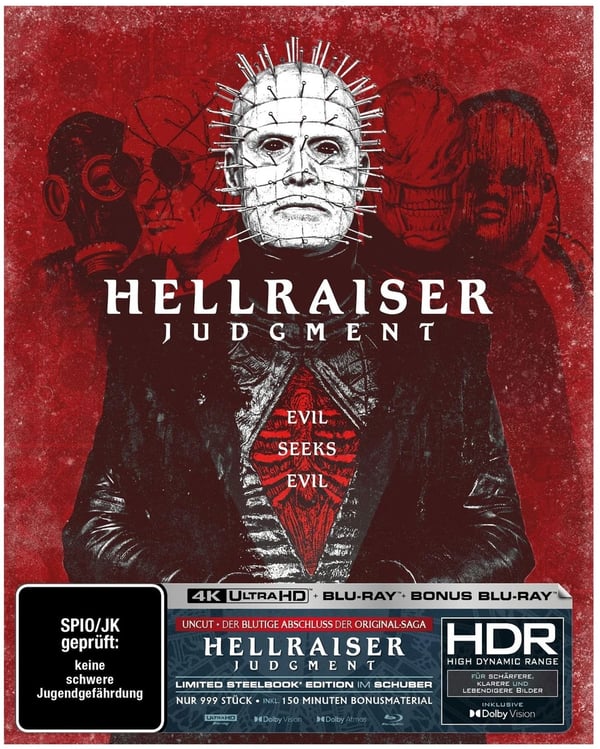 Hellraiser: Judgment Full Slip B auf 999 Stück (4K Ultra HD) Bo (4K UHD Bluray) Brand New