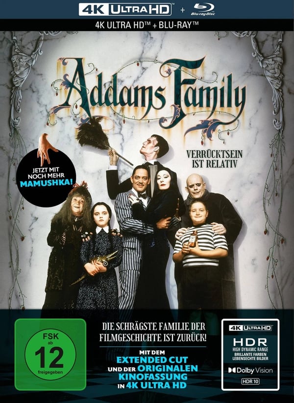 Addams Family 2Disc Limited Collector's Edition/Mediabook (Bluray) Huston Brand New