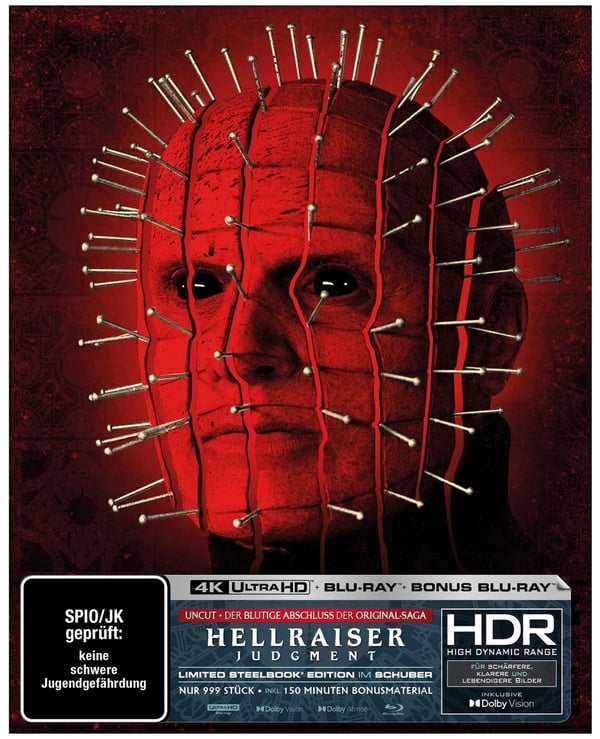 Hellraiser: Judgment Full Slip C auf 999 StÃ¼ck (4K Ultra HD) Bo (4K UHD Bluray) Brand New