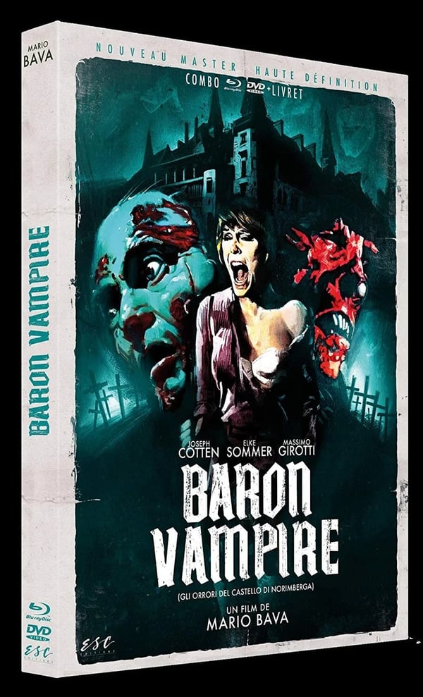 BARON BLOOD 1972 / 2 Disc Mediabook / Marion Bava Region B Blu Ray Brand New