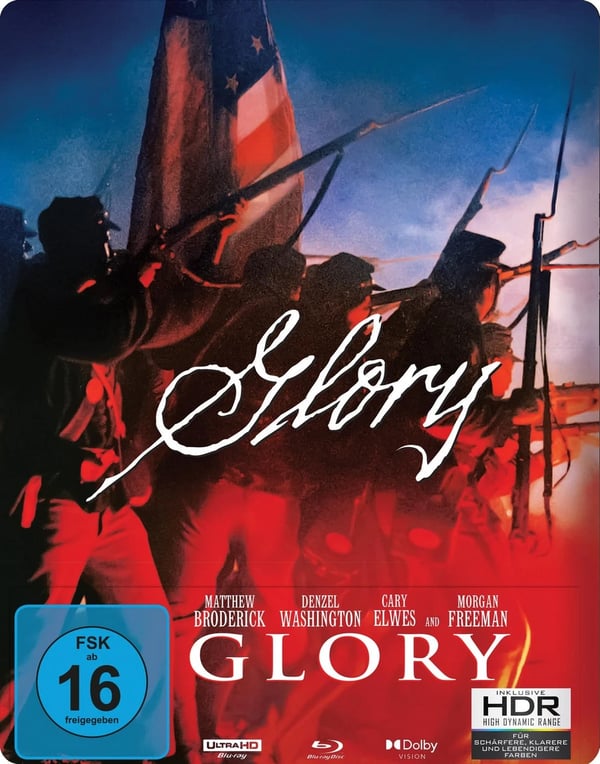 Glory (1989) limitiertes Steelbook (4K Ultra HD+Bluray) (4K UHD Bluray) Brand New