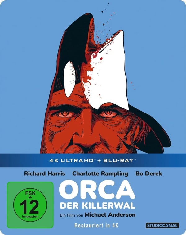 Orca, der Killerwal Limited Steelbook Edition (4K Ultra HD + (4K UHD Bluray) Brand New