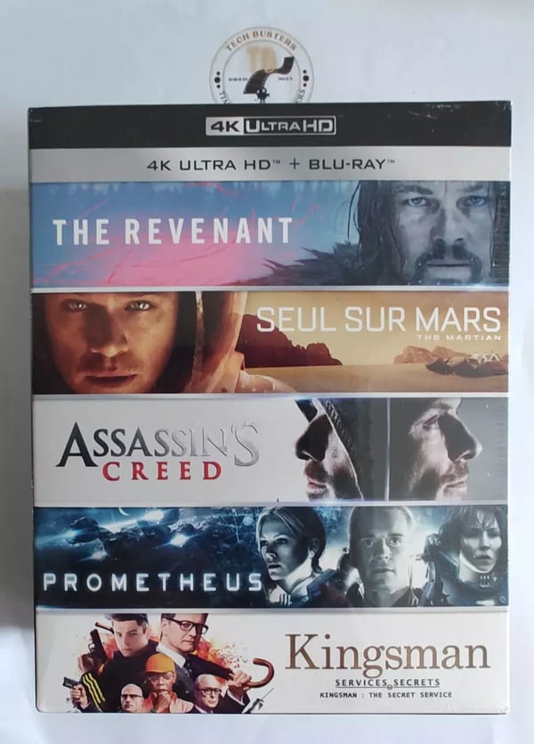 The Best of 4K Boxset 5 Movies FRENCH Edition / English Audio SEE DESCRIPTION Brand New