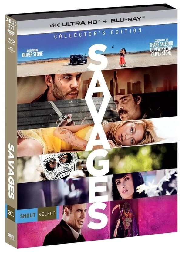 PRESALE Savages (2012) 4K UHD + Bluray (US IMPORT) Brand New