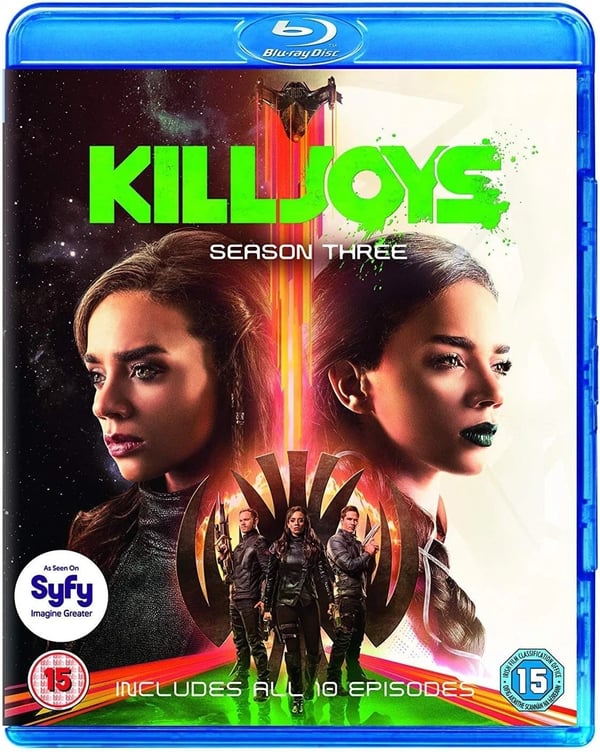 KILLYJOYS COMPLETE SERIES 3 Bluray 3rd Third Season Three R2 Brand New