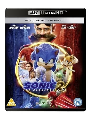 SONIC THE HEDGEHOG 2 4K ULTRA HD BD Brand New