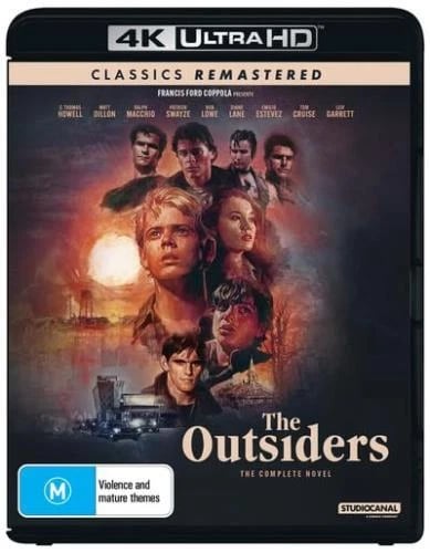 THE OUTSIDERS (1983)/THE OUTSIDERS: THE COMPLETE 4K UHD (Blu Ray) Region free Brand New