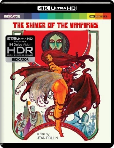 SHIVER OF THE VAMPIRES 4K UHD (Blu Ray) Region free Brand New