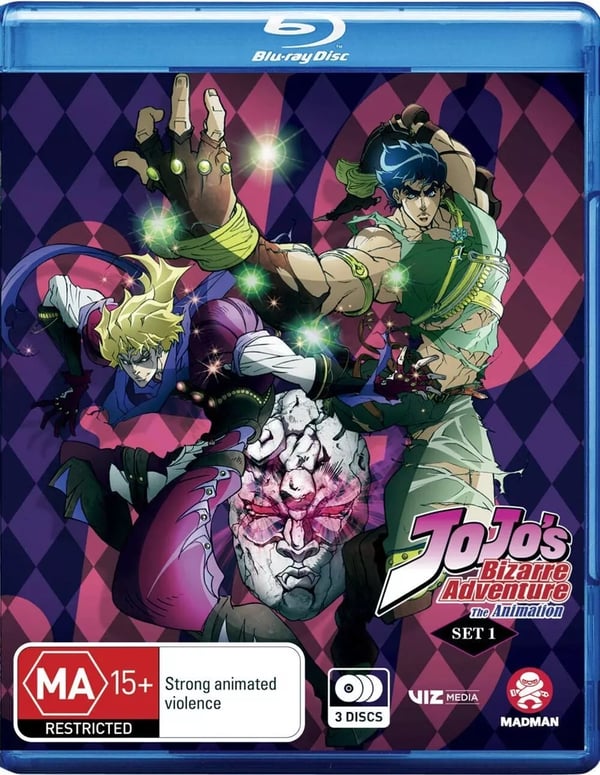 Jojo's Bizarre Adventure Phantom Blood / Battle Part 1 : +Region B Blu Ray+ Brand New