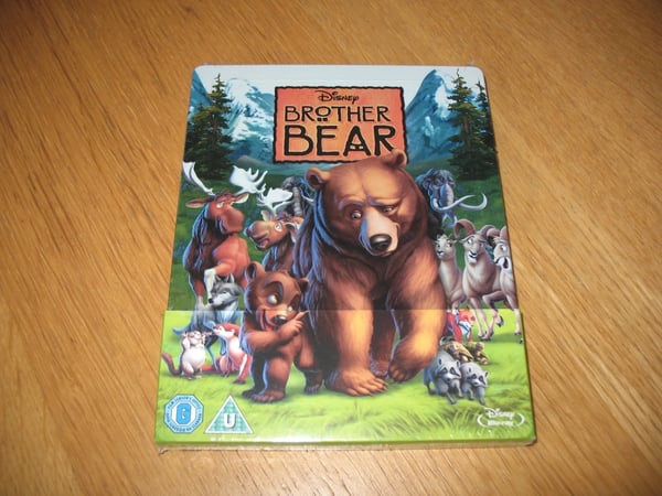 DISNEY BROTHER BEAR BLU RAY STEELBOOK RARE ZAVVI Brand New
