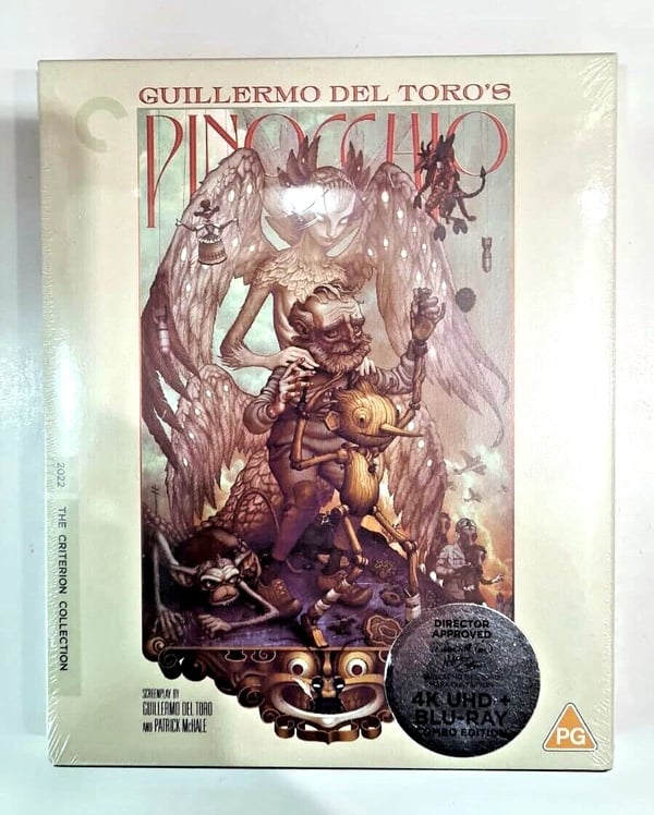 4K UHD BLURAY PINOCCHIO GUILLERMO DEL TORRO STOCK Brand New
