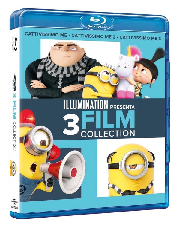 Cattivissimo Me 1,2,3 Collection (Box 3 Br) (Bluray) Gru Margo Edith Agnes Lucy Brand New