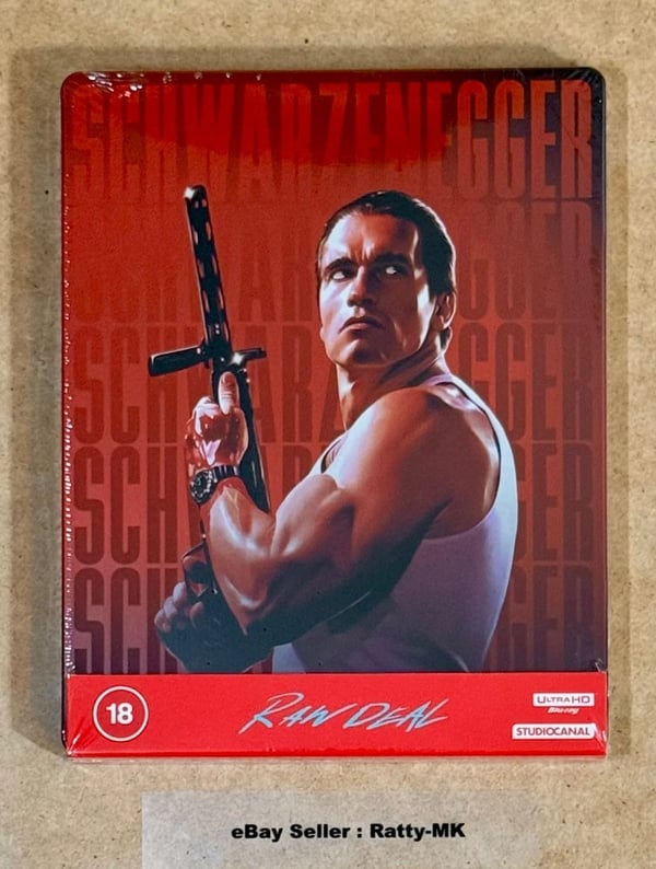 RAW DEAL 4K UHD + BLU RAY STEELBOOK Brand New