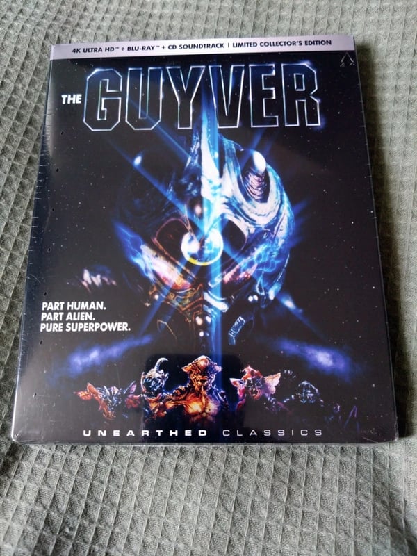 THE GUYVER , Limited Collectors Edition 4K UHD / Blu Ray ( region A blu ray ) Brand New