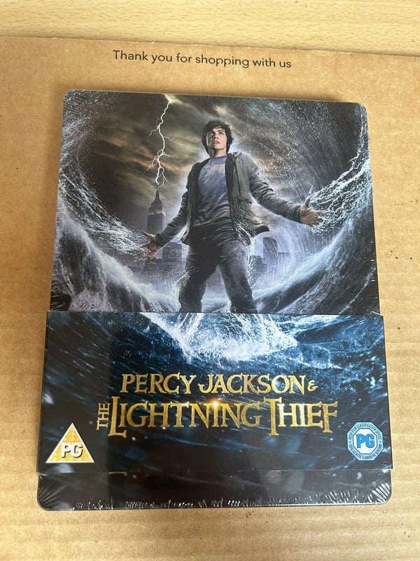 PERCY JACKSON & THE LIGHTNING THIEF RARE BLU RAY STEELBOOK Brand New