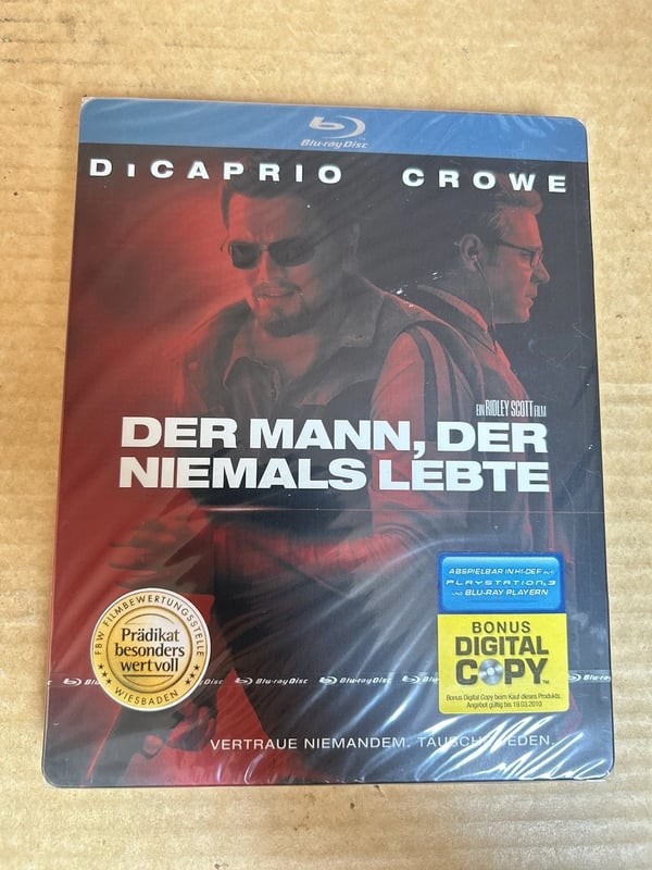 Body of Lies Reg Free Blu Ray Steelbook Leonardo DiCaprio Import Brand New