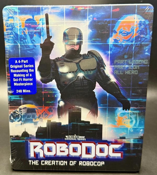ROBODOC THE CREATION OF ROBOCOP US EXCLUSIVE BLURAY STEELBOOK ! Brand New