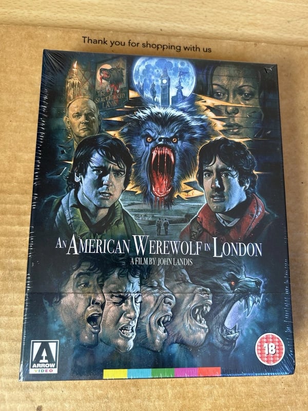 American Werewolf in London Arrow Reg B Blu Ray Limited Edition Brand New