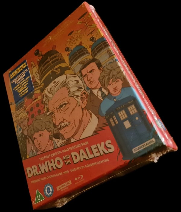 Dr. Who and The Daleks (1965) 4K UHD Blu Ray Collector's Edition Brand New