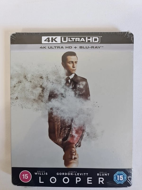 LOOPER 4K ULTRA HD + BLURAY STEELBOOK, , Brand New