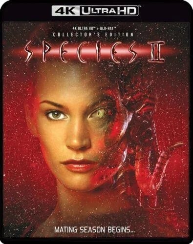SPECIES II (COLLECTOR'S EDITION) 4K UHD (Blu Ray) Region free Brand New