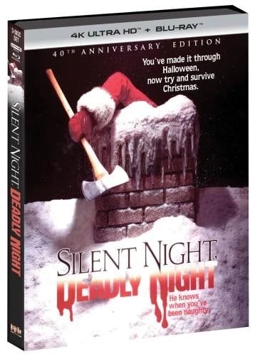 SILENT NIGHT DEADLY NIGHT (40TH ANNIVERSARY ED) 4K UHD (Blu Ray) Region free Brand New