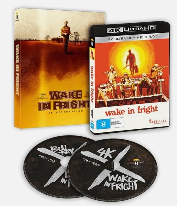 WAKE IN FRIGHT (1971) 4K Ultra HD + BluRay (2 Disc) Brand New