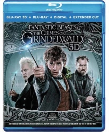 FANTASTIC BEASTS: CRIMES OF GRINDELWALD Region free Blu Ray 3D Brand New FANTASTIC BEASTS: CRIMES OF GRINDELWALD Region free Blu Ray 3D Brand New