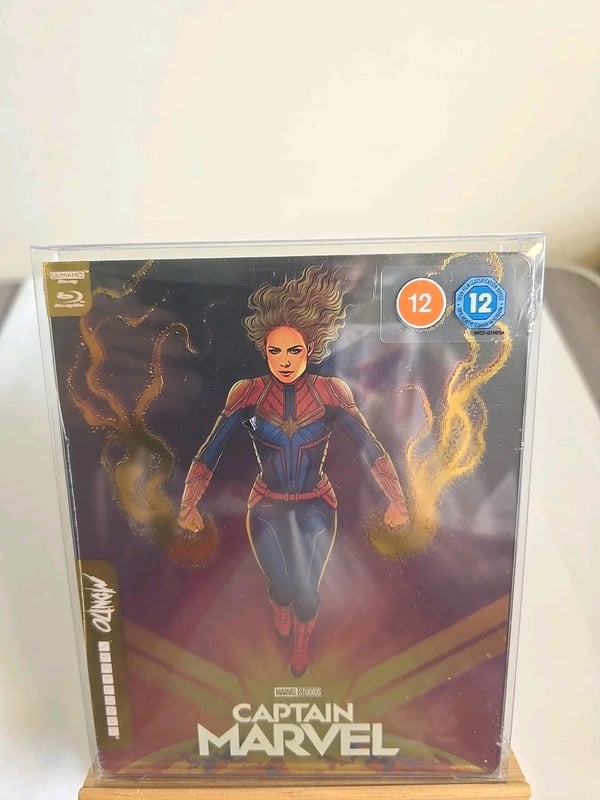 CAPTAIN MARVEL MONDO 4K ULTRA BLURAY STEELBOOK, Brand New