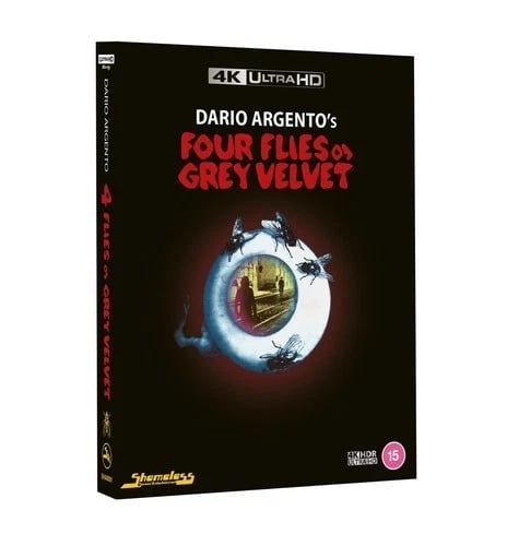 Four Flies On Grey Velvet Limited Collectors Editio 4K UHD Blu Ray Region free Brand New