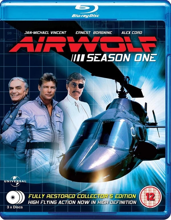 AIRWOLF COMPLETE SERIES 1 Bluray 1st First Season One Original R2 Brand New