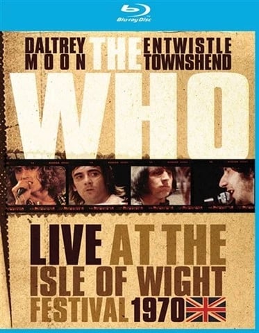 Who Live At The IOW Festival 1970 Live Concert Bluray Region B Brand New