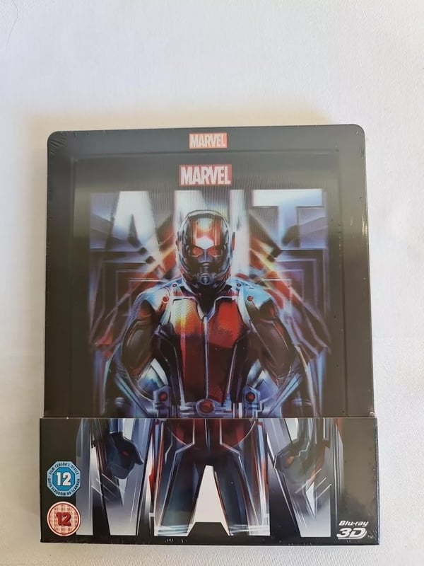 ANTMAN 3D BLURAY LENTICULAR STEELBOOK, Brand New