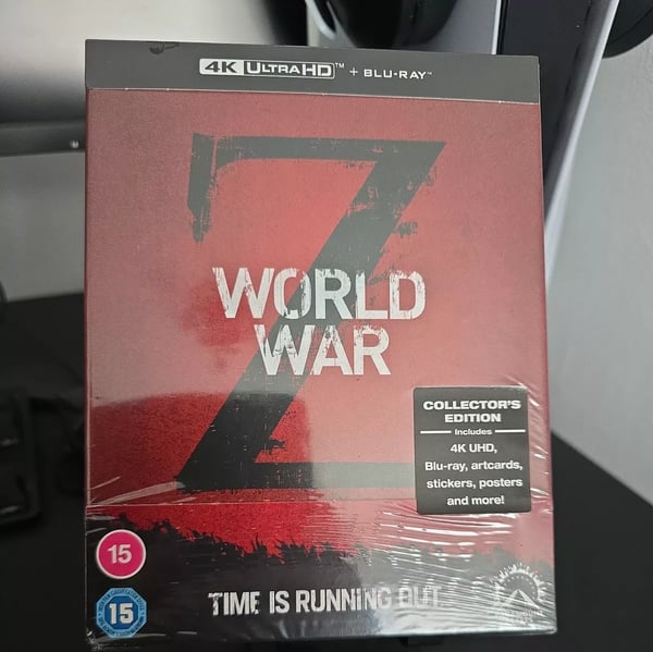 World War Z Collector's Edition [15] 4K UHD Box Set, Brand New