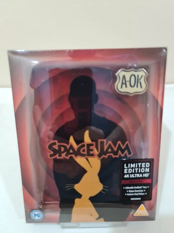 SPACE JAM TITANS OF CULT 4K UHD BLURAY STEELBOOK, Brand New