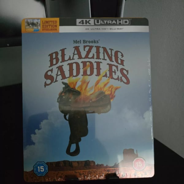 Blazing Saddles Steelbook Limited Edition [15] 4K UHD , Brand New