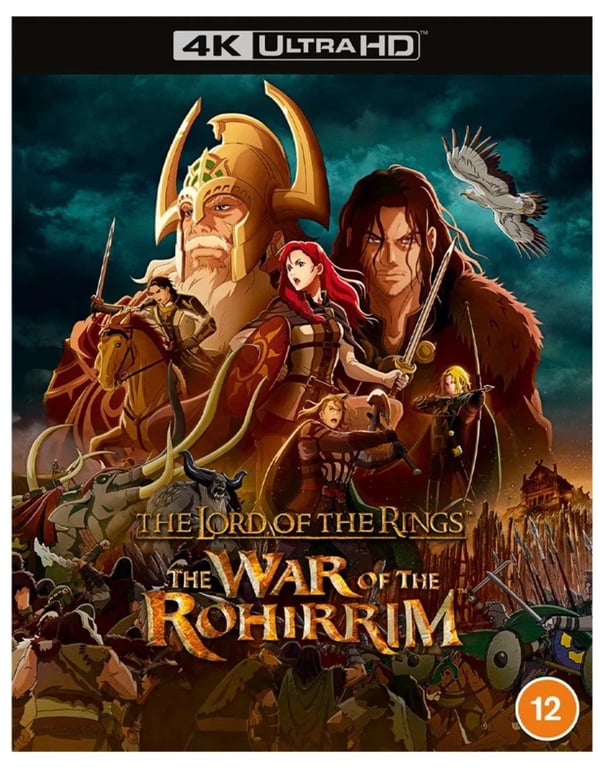 The Lord of the Rings the War of the Rohirrim 4K UHD Bluray Peter Jackson Brand New