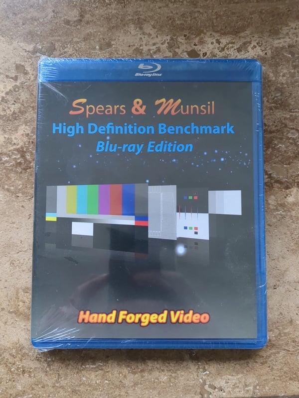 Spears & Munsil HighDefinition Benchmark Bluray Edition Brand New