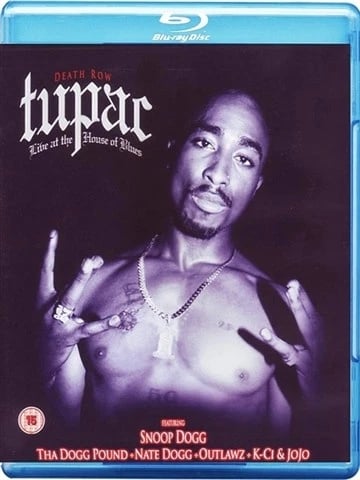 Tupac Live At The House Of Blues Live Concert Bluray Region B Brand New