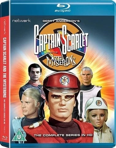 Captain Scarlet And The Mysterons: The Complete Series (U) 4 Disc Bluray Brand New Captain Scarlet And The Mysterons: The Complete Series (U) 4 Disc Bluray Brand New