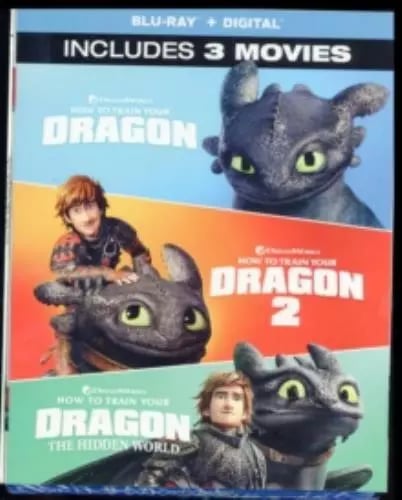 HOW TO TRAIN YOUR DRAGON: 3MOVIE COLLECTION (BLU RAY) Region free Brand New