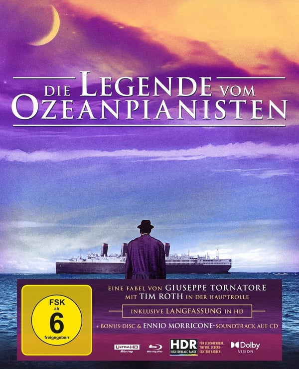 Die Legende vom Ozeanpianisten Special Edition (4K Ultra HD) (4K UHD Bluray) Brand New